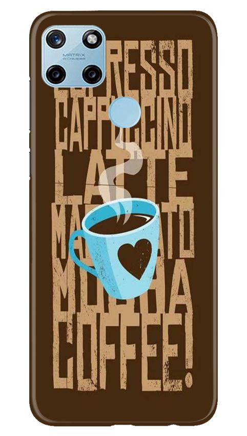 Love Coffee Mobile Back Case for Realme C21Y (Design - 351)