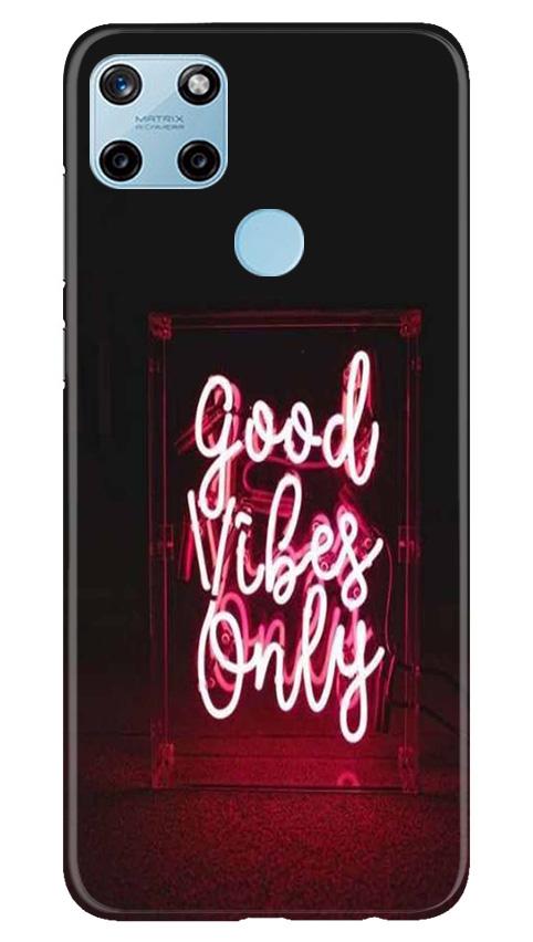 Good Vibes Only Mobile Back Case for Realme C21Y (Design - 354)