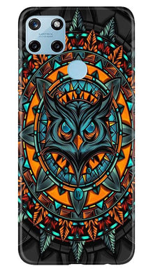 Owl Mobile Back Case for Realme C25Y (Design - 360)