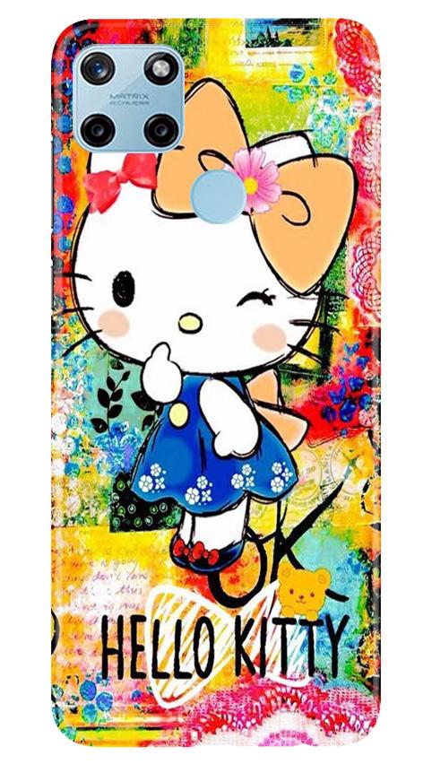 Hello Kitty Mobile Back Case for Realme C25Y (Design - 362)
