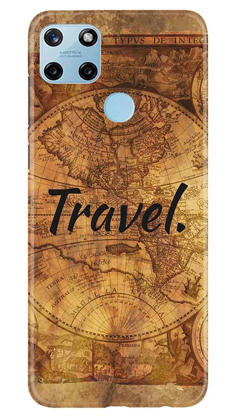Travel Mobile Back Case for Realme C21Y (Design - 375)