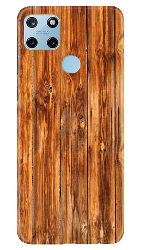 Wooden Texture Mobile Back Case for Realme C25Y (Design - 376)