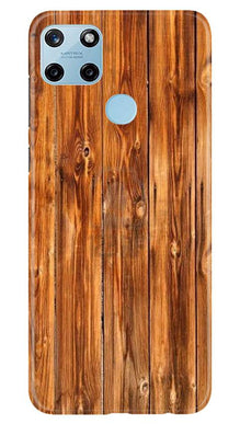 Wooden Texture Mobile Back Case for Realme C25Y (Design - 376)
