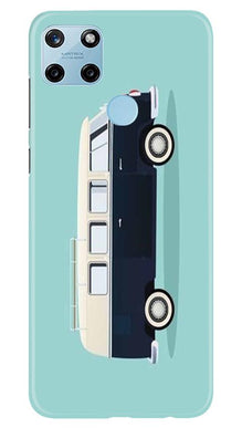 Travel Bus Mobile Back Case for Realme C25Y (Design - 379)