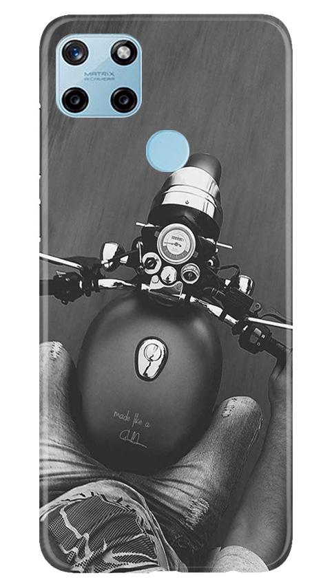Royal Enfield Mobile Back Case for Realme C25Y (Design - 382)