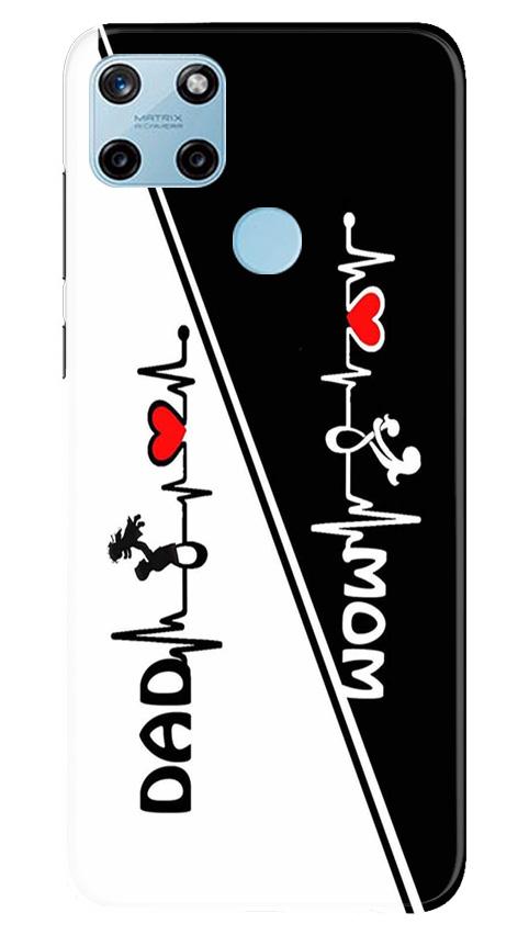 Love Mom Dad Mobile Back Case for Realme C25Y (Design - 385)