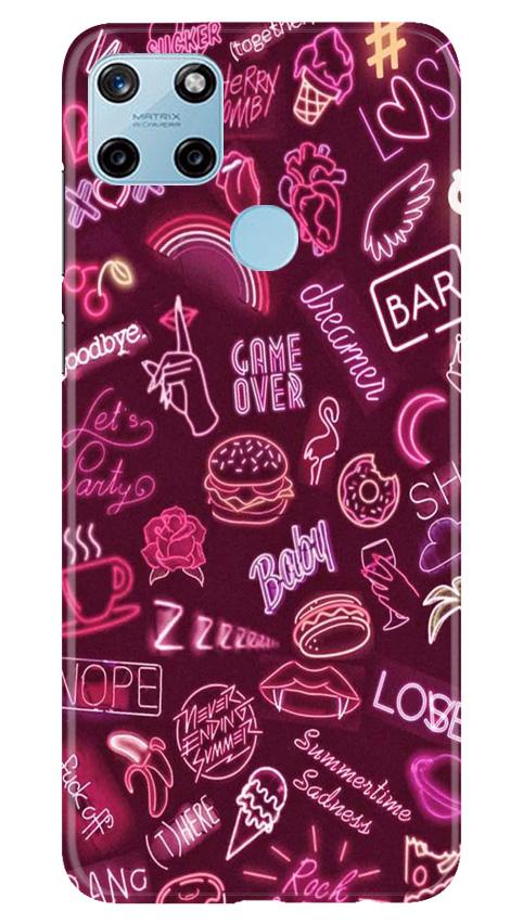 Party Theme Mobile Back Case for Realme C21Y (Design - 392)