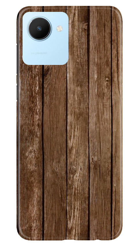 Wooden Look Case for Realme C30(Design - 112)