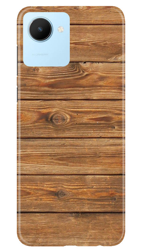 Wooden Look Case for Realme C30  (Design - 113)