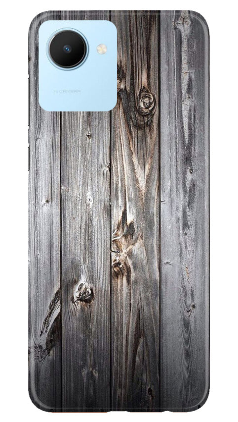 Wooden Look Case for Realme C30  (Design - 114)