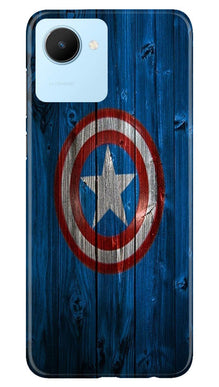 Captain America Superhero Mobile Back Case for Realme C30  (Design - 118)