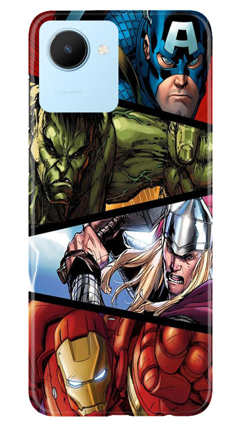 Avengers Superhero Case for Realme C30  (Design - 124)