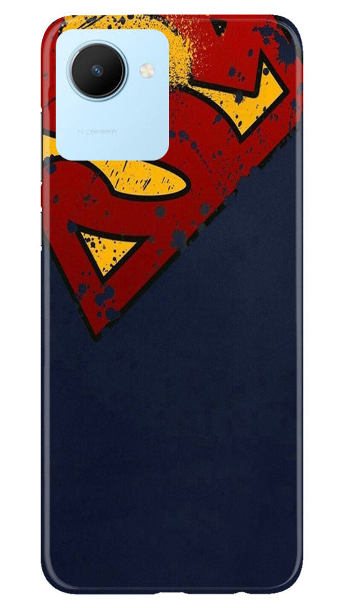 Superman Superhero Case for Realme C30(Design - 125)