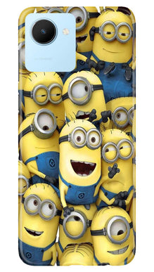Minions Mobile Back Case for Realme C30  (Design - 127)