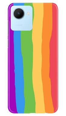 Multi Color Baground Mobile Back Case for Realme C30  (Design - 139)