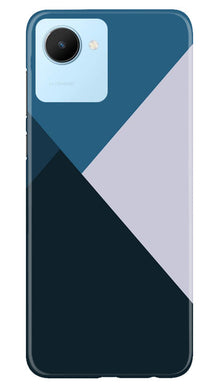 Blue Shades Mobile Back Case for Realme C30 (Design - 157)