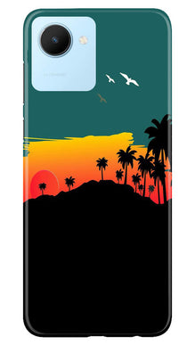 Sky Trees Mobile Back Case for Realme C30 (Design - 160)