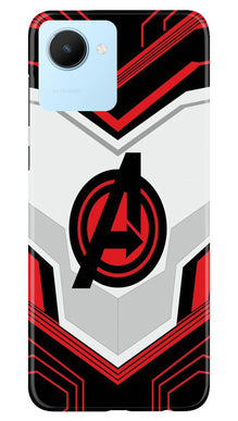 Ironman Captain America Mobile Back Case for Realme C30 (Design - 223)