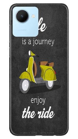Vintage Scooter Case for Realme C30 (Design No. 229)