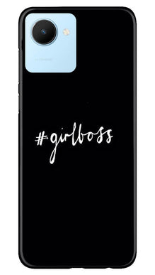 Like a Girl Boss Mobile Back Case for Realme C30 (Design - 234)