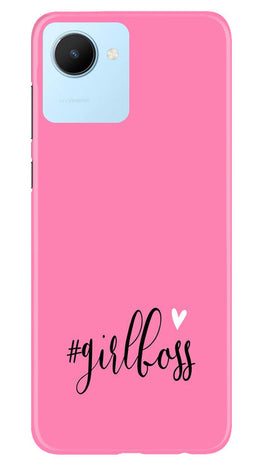 Girl Boss Black Case for Realme C30 (Design No. 237)