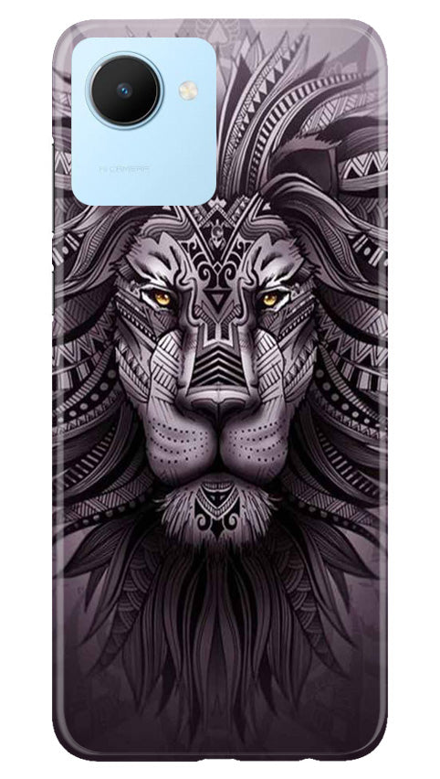 Lion Mobile Back Case for Realme C30 (Design - 276)