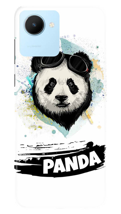 Panda Moon Mobile Back Case for Realme C30 (Design - 280)