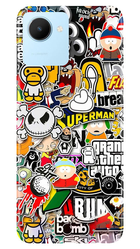 Panda Mobile Back Case for Realme C30 (Design - 281)