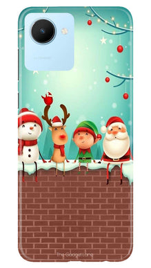 Santa Claus Mobile Back Case for Realme C30 (Design - 296)