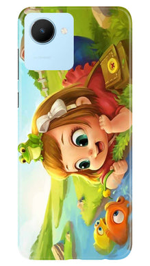Baby Girl Mobile Back Case for Realme C30 (Design - 301)