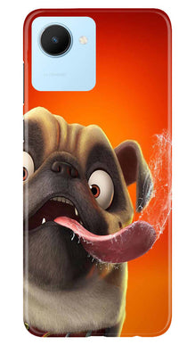 Dog Mobile Back Case for Realme C30 (Design - 303)