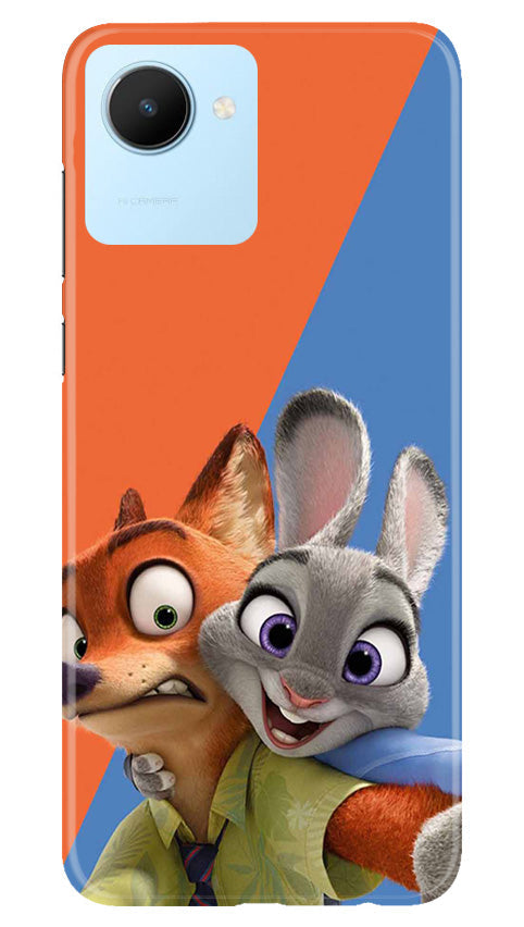 Cartoon Mobile Back Case for Realme C30 (Design - 306)