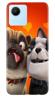 Dog Puppy Mobile Back Case for Realme C30 (Design - 310)