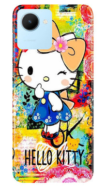 Hello Kitty Mobile Back Case for Realme C30 (Design - 321)