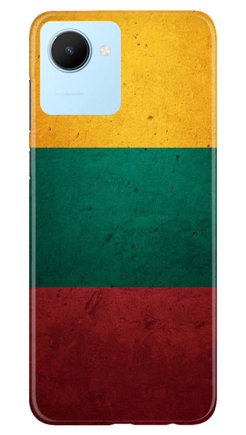 Color Pattern Mobile Back Case for Realme C30 (Design - 333)