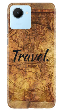 Travel Mobile Back Case for Realme C30 (Design - 334)