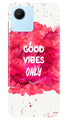 Good Vibes Only Mobile Back Case for Realme C30 (Design - 351)