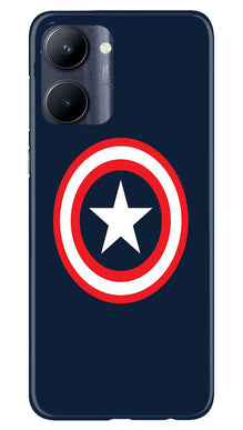 Captain America Mobile Back Case for Realme C33 (Design - 42)