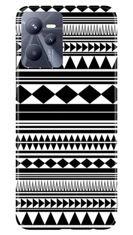 Black white Pattern Case for Realme C35