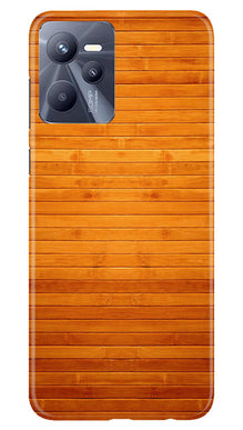 Wooden Look Mobile Back Case for Realme C35  (Design - 111)