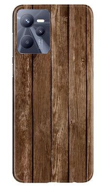 Wooden Look Mobile Back Case for Realme C35  (Design - 112)