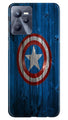 Captain America Superhero Case for Realme C35  (Design - 118)
