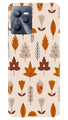 Leaf Pattern Art Case for Realme C35  (Design - 132)