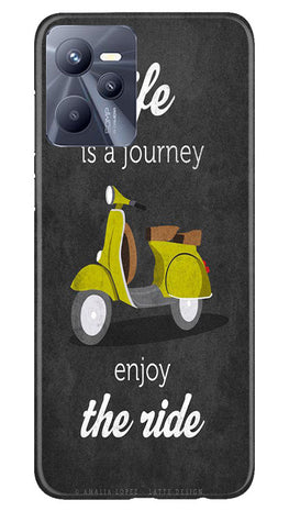 Vintage Scooter Case for Realme C35 (Design No. 229)