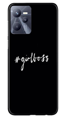 Like a Girl Boss Mobile Back Case for Realme C35 (Design - 234)