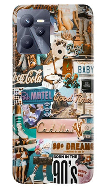 Cute Kid Couple Mobile Back Case for Realme C35 (Design - 252)