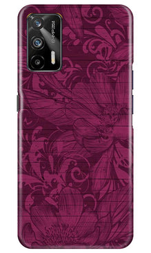 Purple Backround Mobile Back Case for Realme GT (Design - 22)