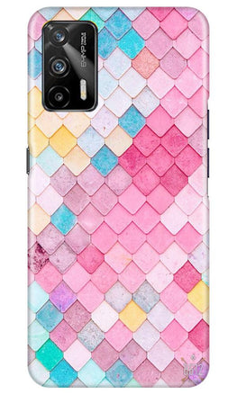 Pink Pattern Case for Realme GT (Design No. 215)