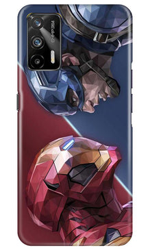 Ironman Captain America Mobile Back Case for Realme GT (Design - 245)