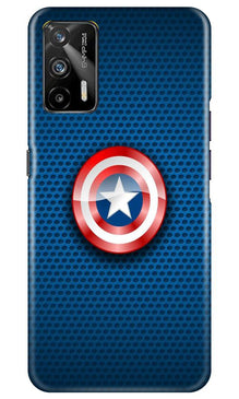 Captain America Shield Mobile Back Case for Realme GT (Design - 253)